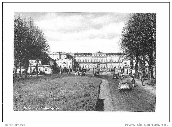 MONZA - Veduta Della Ex VILLA REALE - ANIMATA/AUTO - Nuova Non Viaggiata - In Ottime Condizioni - DC1959. - Monza