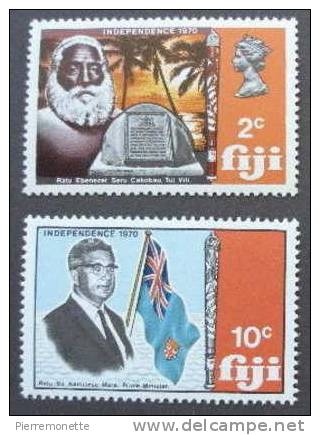 Fidji Fiji 1970, 297,9, Indépendence, N** - Fiji (1970-...)