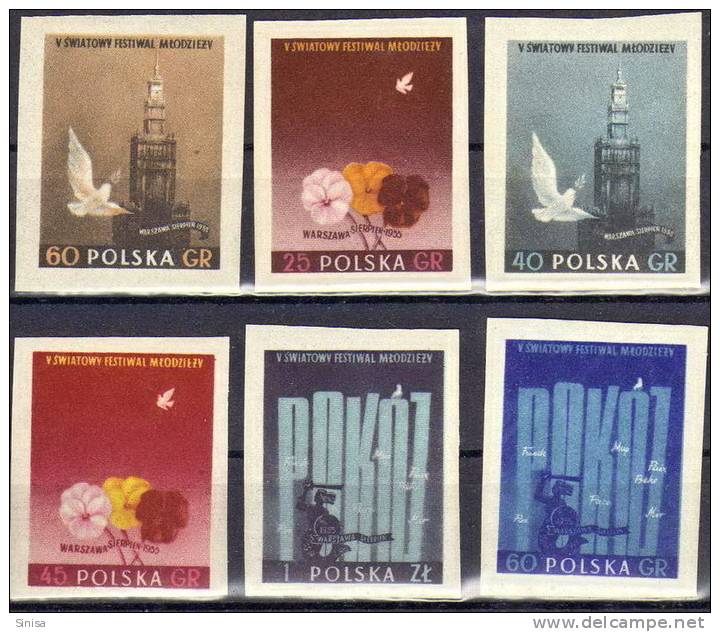 Poland / World Festival (Imperforated) - Unused Stamps