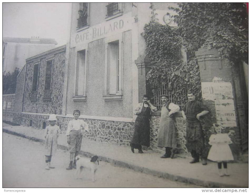 BLANC-MESNIL - Rue Ferdinand Camus - Tabac - Café - Billards - Animée - Cliché TOP ! - Le Blanc-Mesnil