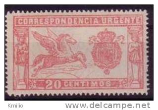 Edifil 256* 1905 Pegaso 20 Cts Rojo En Nuevo - Neufs