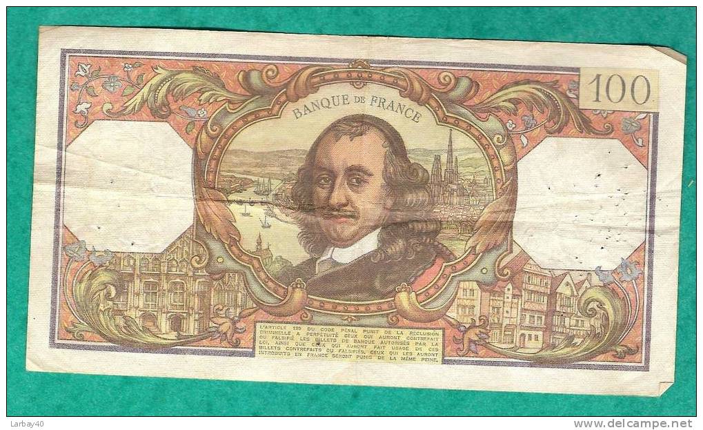 1 Billet De 100 Francs  - 02 01 1976 - 100 F 1964-1979 ''Corneille''