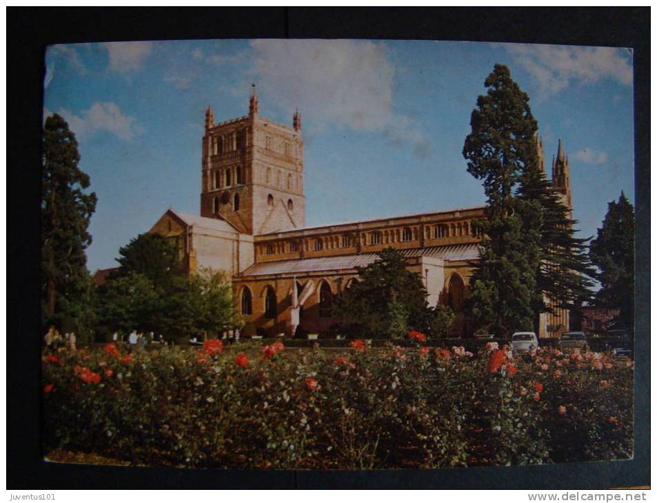 1405 Z - CPSM ANGLETERRE-Gloucestershire-Tewkesbury Abbey - Sonstige & Ohne Zuordnung