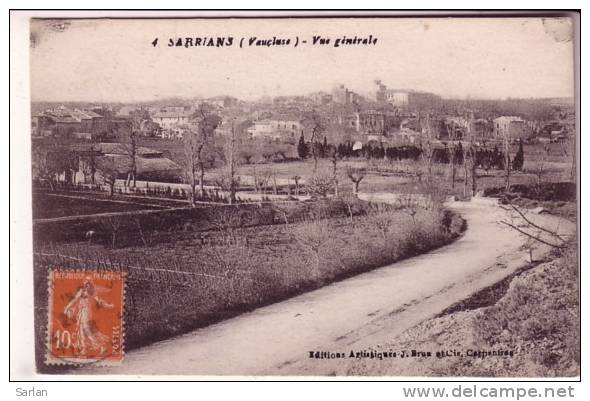 84 , SARRIANS , Vue Generale - Sarrians