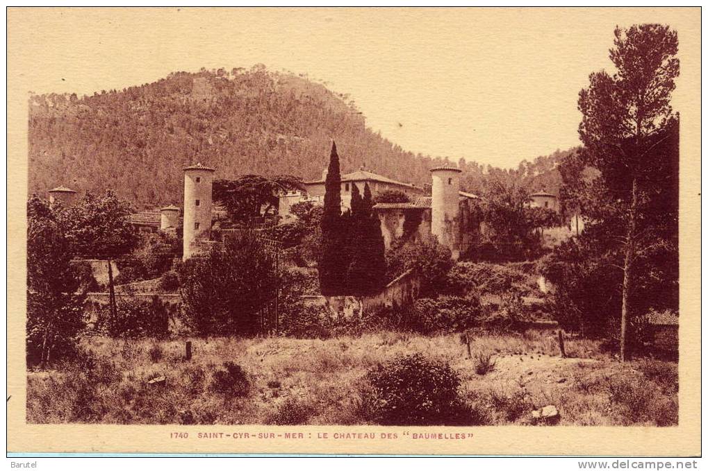 SAINT CYR SUR MER - Le Château Des "Baumelles" - Saint-Cyr-sur-Mer