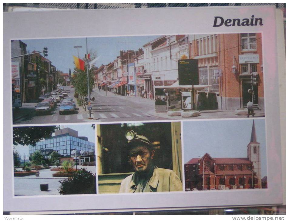 DENAIN 4 Vues Mineur Circulée Année 1994 - Denain