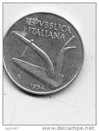 ITALIE 10 LIRES 1954 - 10 Lire