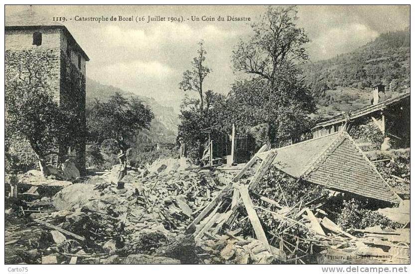 Evènements - Catastrophe De Bozel - Glissement De Terrain - Catastrophes