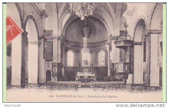 LOIRE ATLANTIQUE.SAVENAY.INTERIEUR DE L EGLISE - Savenay