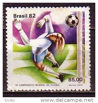F0058 - BRAZIL Yv N°1524 ** FOOTBALL - Ongebruikt