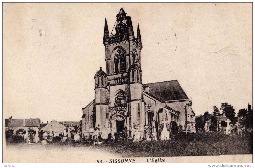 SISSONNE : (02) L'église - Sissonne