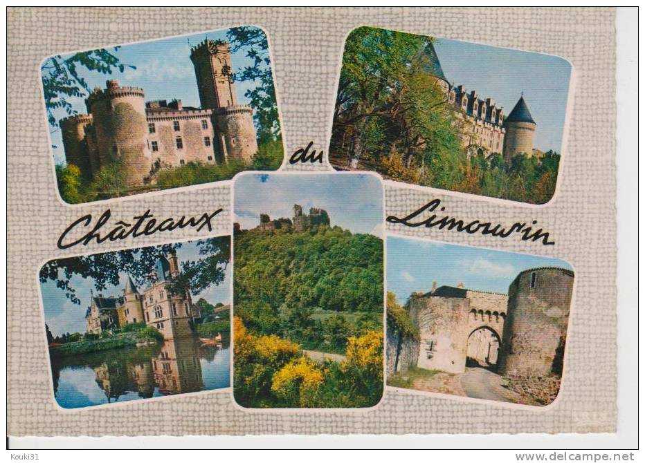 Chateaux Du Limousin : Montbrun ,Rochechouart ,Chalusset , Le Dorat - Limousin