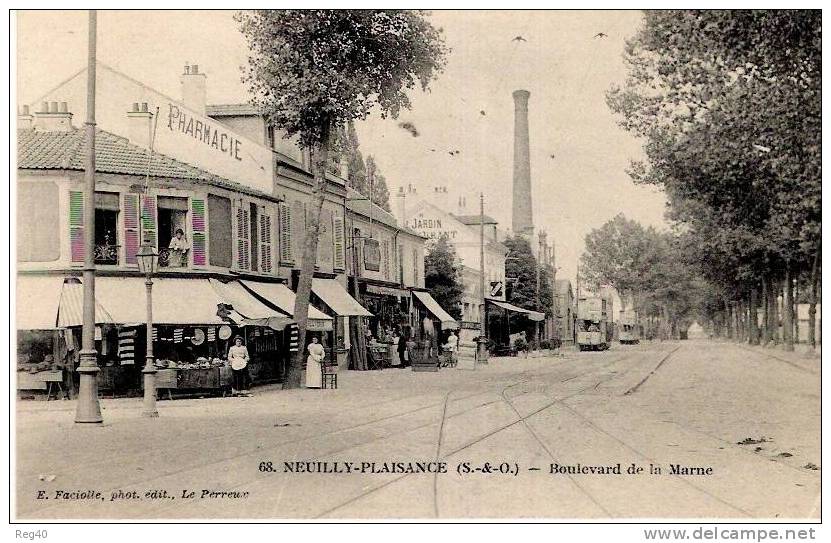 D93 - NEUILLY PLAISANCE  -  Boulevard De La Marne - Neuilly Plaisance