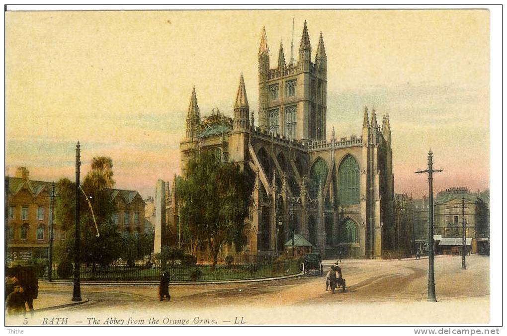 BATH The Abbey From The Orange Grove - Bath