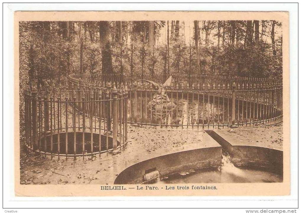 BELOEIL / HAINAUT 1939.Le Parc - Les Trois Fontaines - Belöil