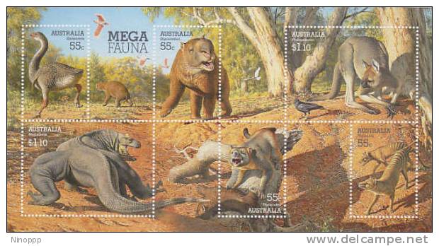 Australia-2008 Megafauna Miniature Sheet MNH - Blokken & Velletjes