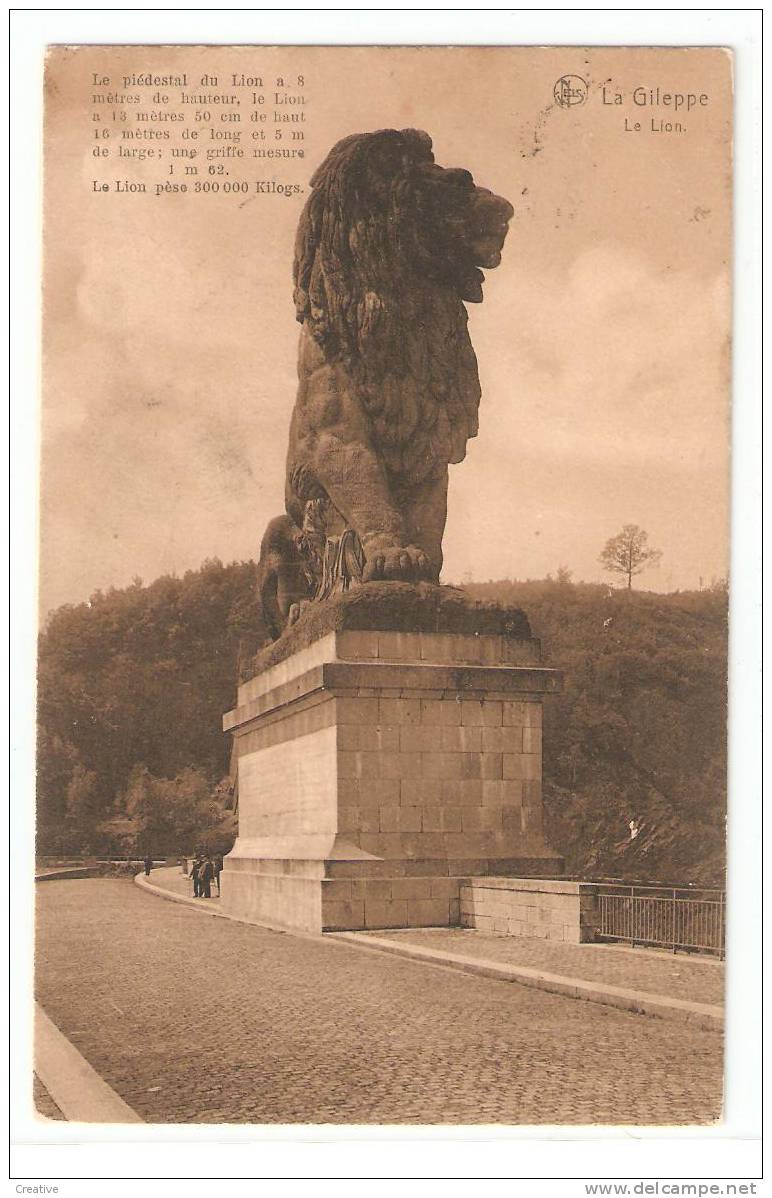 Le Lion De La Gileppe 1907 - Gileppe (Barrage)