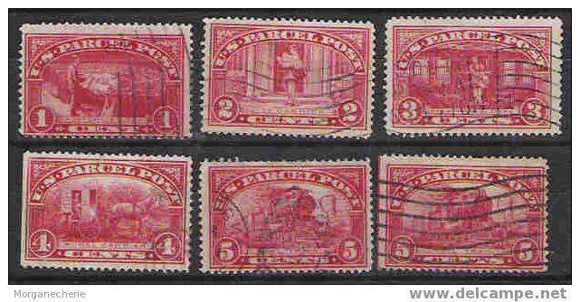 USA, 1912-1913, US PARCEL POST SCOTT 1-10@ AND 11* MI 1-10 @ ET 11 * - Paketmarken