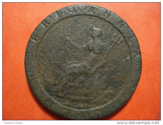 2058   UNITED KINGDOM UK GRAN BRETAÑA   1 PENNY    AÑO / YEAR  1797  FAIR - C. 1 Penny