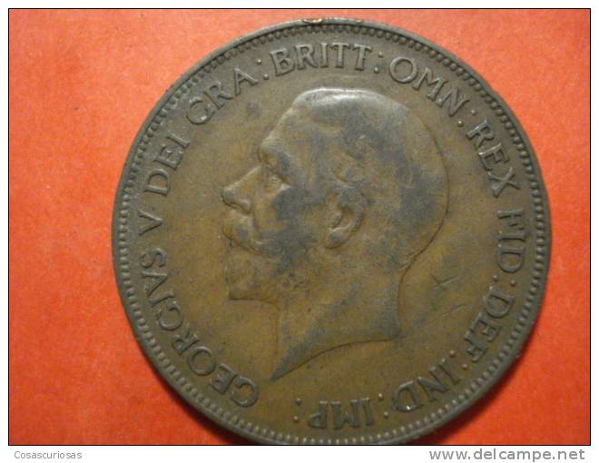 2102   UNITED KINGDOM UK GRAN BRETAÑA   PENNY    AÑO / YEAR  1931  EF- - D. 1 Penny