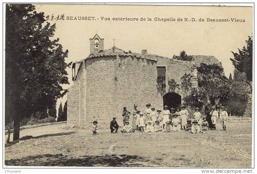 Carte Postale Ancienne Le Beausset - Vue Extérieure De La Chapelle De N.D. De Beausset Vieux - Religion - Le Beausset