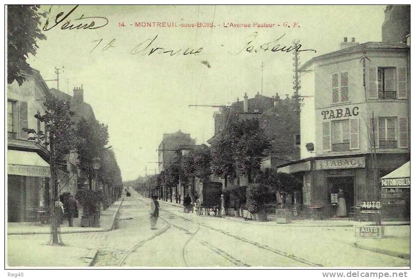 D93 - MONTREUIL SOUS BOIS  -  L´Avenue Pasteur - Montreuil