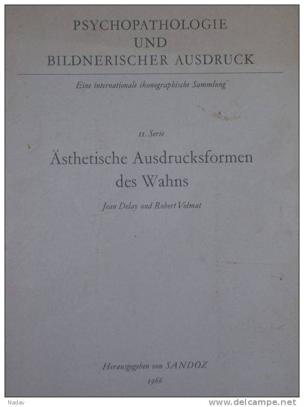 PSYCHOPATHOLOGIE UND BILDNERISCHER AUSDRUCK, II.Serie. - Prints & Engravings