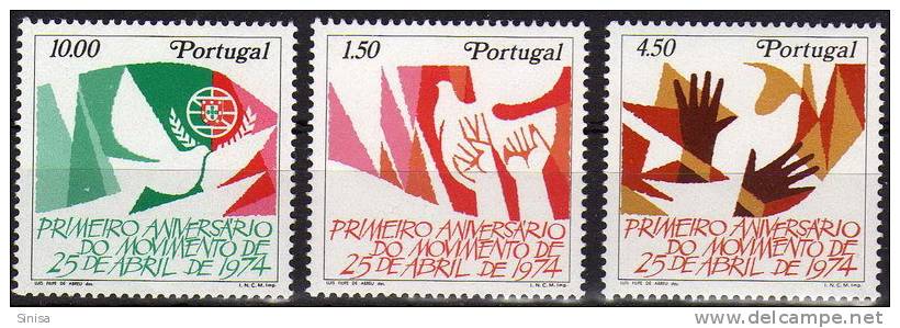 Portugal - Peace 25 April - Unused Stamps