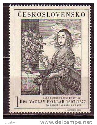 L3398 - TCHECOSLOVAQUIE Yv N°1530 ** TABLEAUX - Unused Stamps