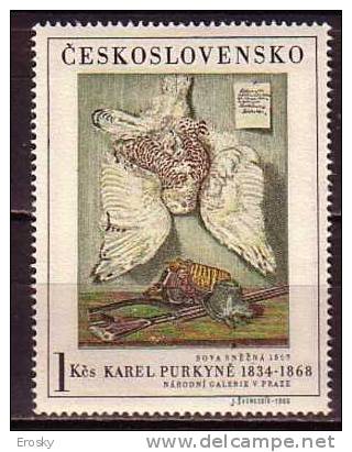 L3400 - TCHECOSLOVAQUIE Yv N°1532 ** TABLEAUX - Unused Stamps