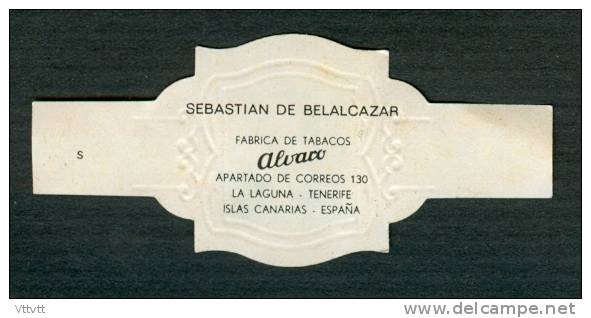 Bague De Cigare, Cigar Bands, Bogaer Cigars : ALVARO, SEBASTIAN DE BEL ALCAZAR - Bagues De Cigares