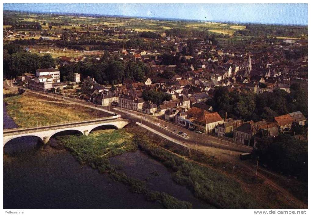 Cpsm Blere (37) Vued'ensemble Et Pont , Années 70 - Bléré