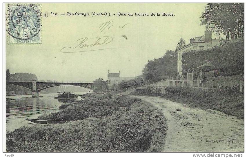 D91 - RIS ORANGIS -  Quai Du Hameau De La Borde - Ris Orangis