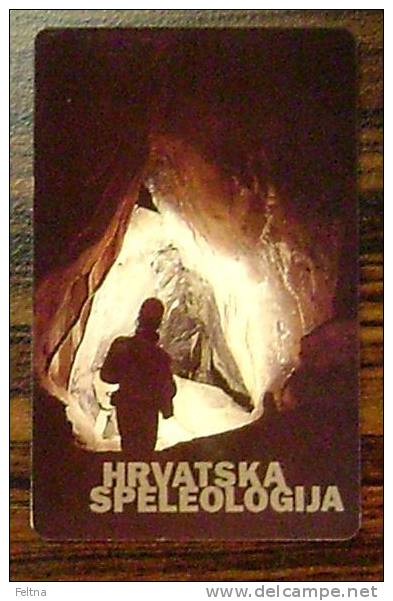 Croatia Speleology Cave Interior Caverne  Höhle Grotte Phonecard 6 - Andere & Zonder Classificatie