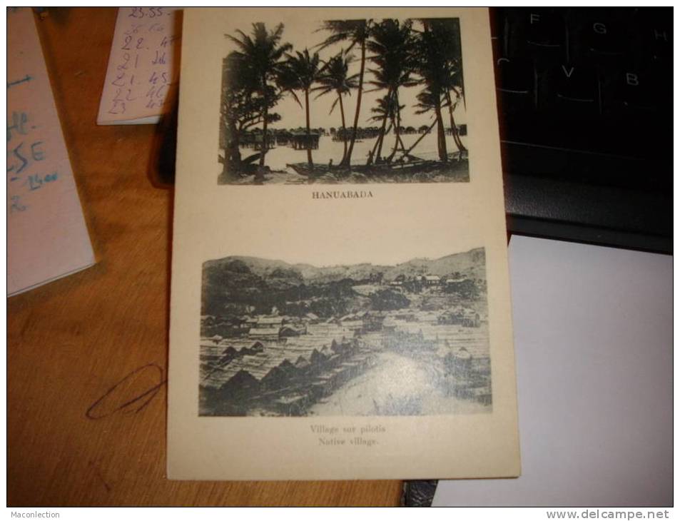 Papouasie Nouvelle Guinée Missionnaires Du Sacré Coeur  Hanuabada Village Sur Pilotis Native Village - Papoea-Nieuw-Guinea