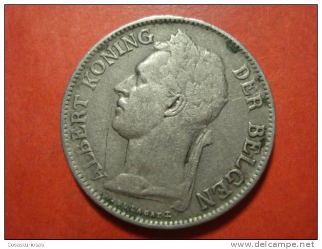 2193 BELGISCH CONGO BELGIE BELGIQUE  50 CENTS    AÑO / YEAR  1922  XF - 1910-1934: Albert I.