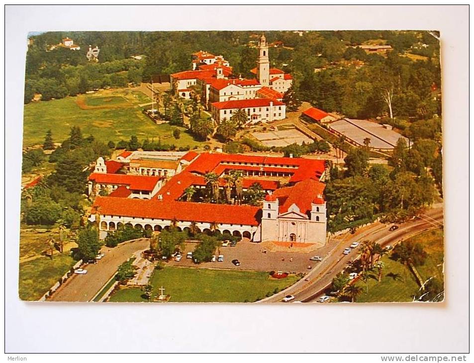 Santa Barbara Mission - ST.Anthony Seminary  -Calif.       PU 1959  F  D34539 - Santa Barbara