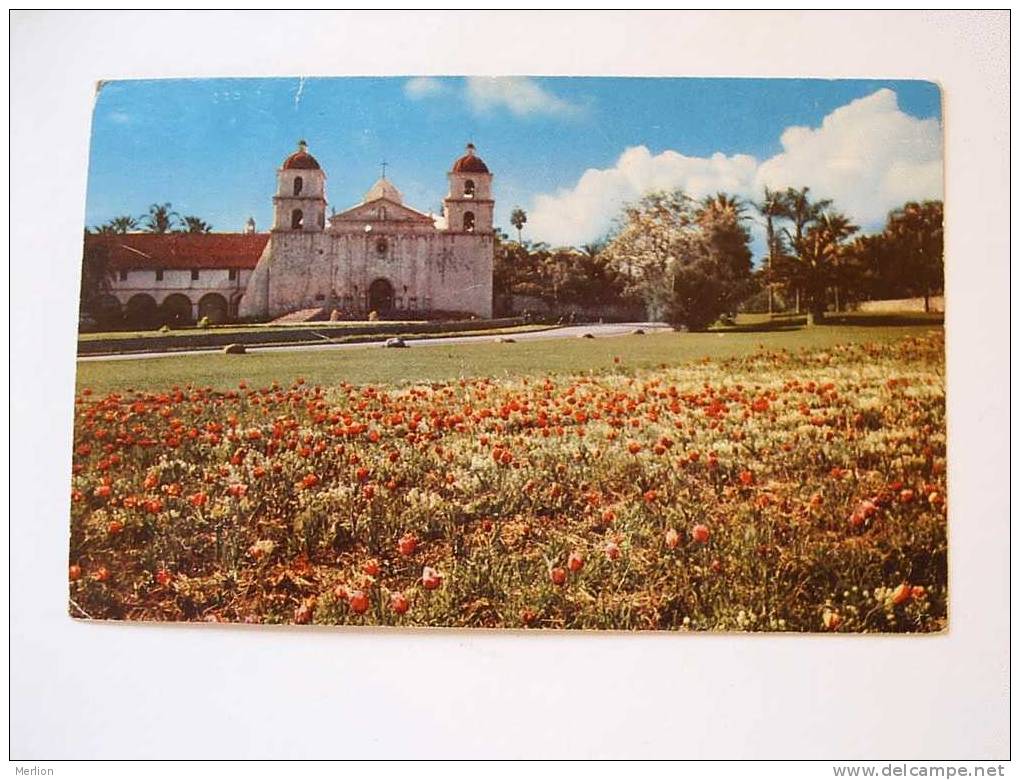 Santa Barbara Mission -   -Calif.       PU 1959  F  D34540 - Santa Barbara