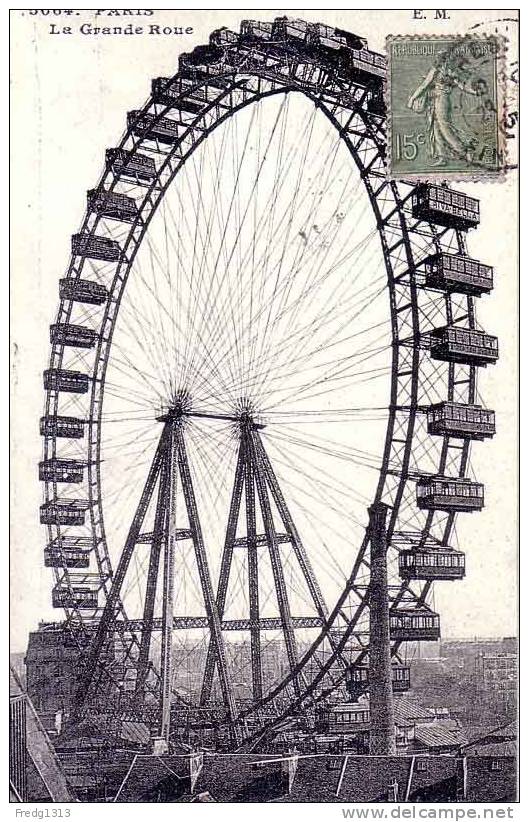 Paris - Grande Roue - REPRODUCTION De 1986 - Arrondissement: 15