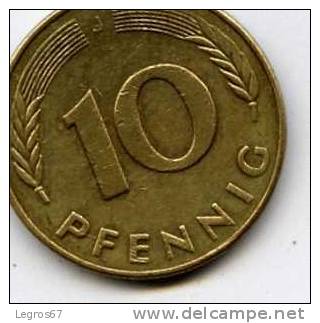 ALLEMAGNE 10 PFENNIG 1978 J - 10 Pfennig