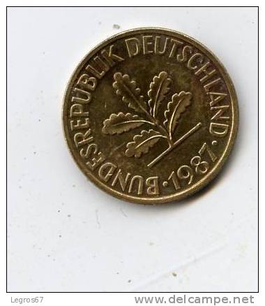 ALLEMAGNE 10 PFENNIG 1987 D - 10 Pfennig