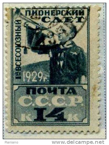 PIA - RUS - 1929 : 1° Assemblée Général Des Pionniers   - (Yv 422) - Gebruikt