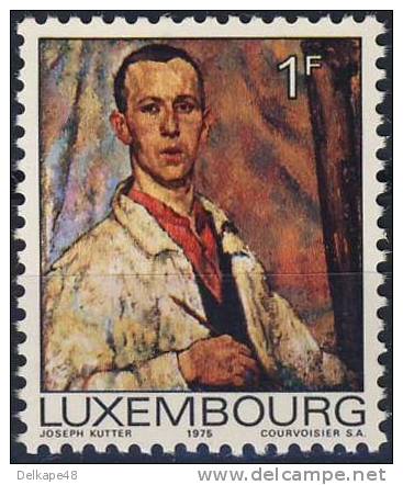 Luxemburg Luxembourg 1975 Mi 906 YT 854 ** Joseph Kutter (1894-1941) Painter / Peintre/ Maler / Schilder - Unused Stamps