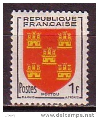 M2838 - FRANCE Yv N°952 ** - 1941-66 Coat Of Arms And Heraldry