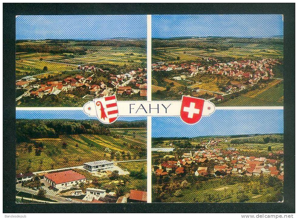 CPSM - Suisse - Fahy - Jura - Multivues ( Vue Aérienne Ed. Perrochet  Voyagé En 1967) - Fahy