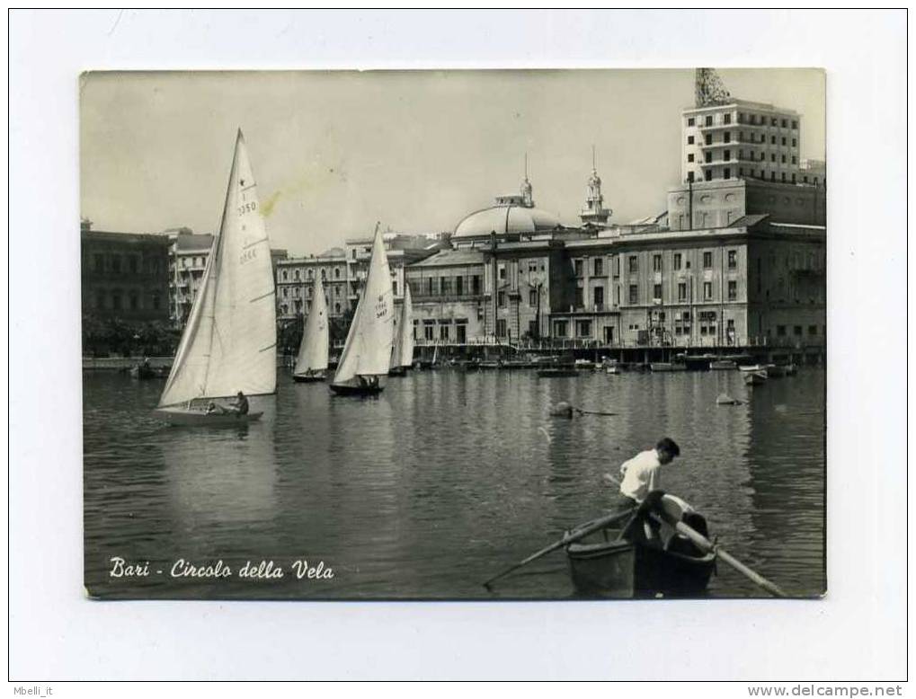 Bari Animata Barca A Vela 1957 - Bari