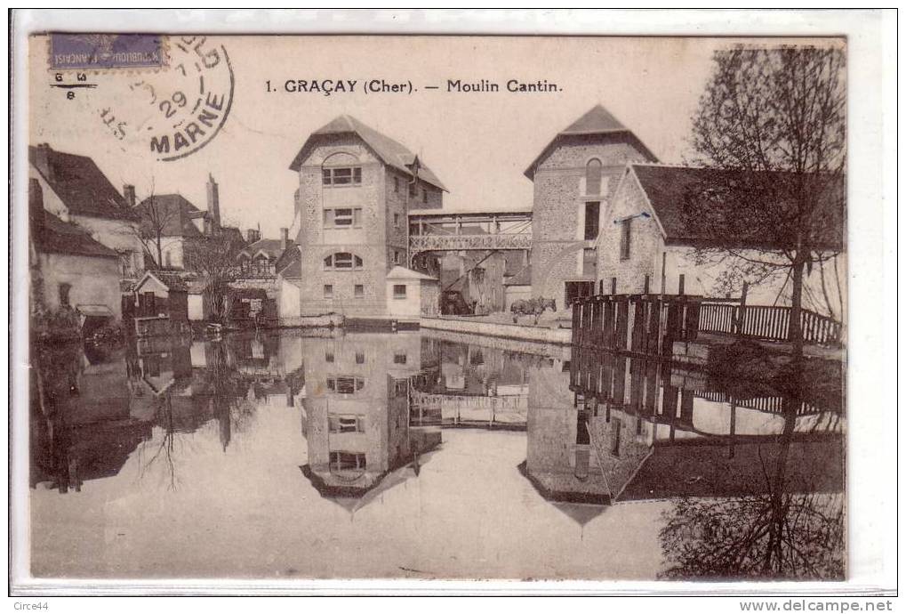 MOULIN CANTIN.GRACAY. - Graçay