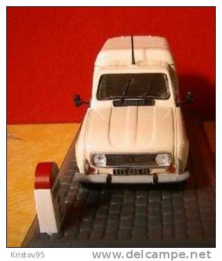 RENAULT 4 F6 INTERFLORA 1986 UNIVERSAL HOBBIES 1/43 FOURGONNETTE - Commercial Vehicles