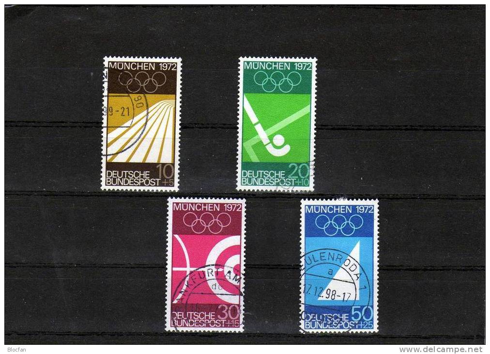 Olympiade München Serie II Aus 1969 Sportsymbole BRD 587/0 **/o 5€ - Bogenschiessen