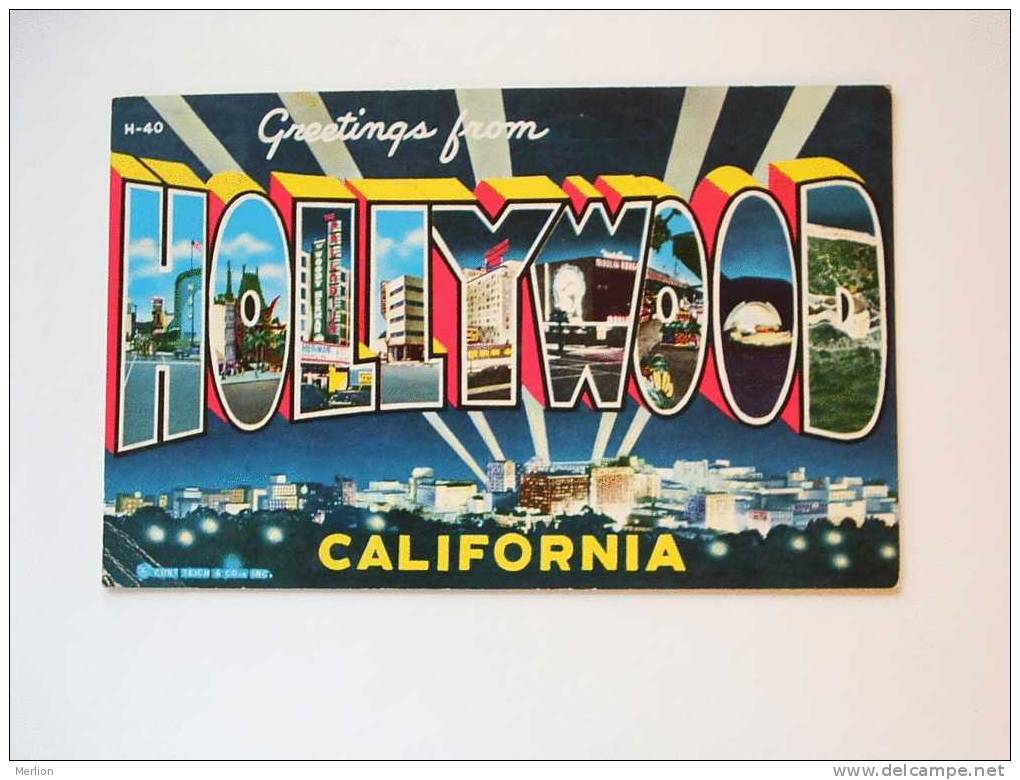 Hollywood   -cca 1960´s  F-  D34808 - Los Angeles